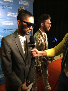 Kyle Deutsch and DJ Deemo movie premiere