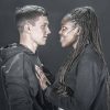 Tom Holland and Francesca Amewudah-Rivers in modern-dress Romeo and Juliet West End production